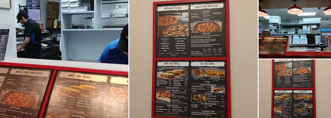 Domino's Pizza Menu