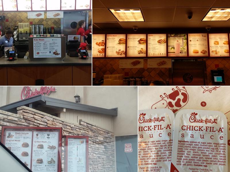 Chick-fil-A Menu