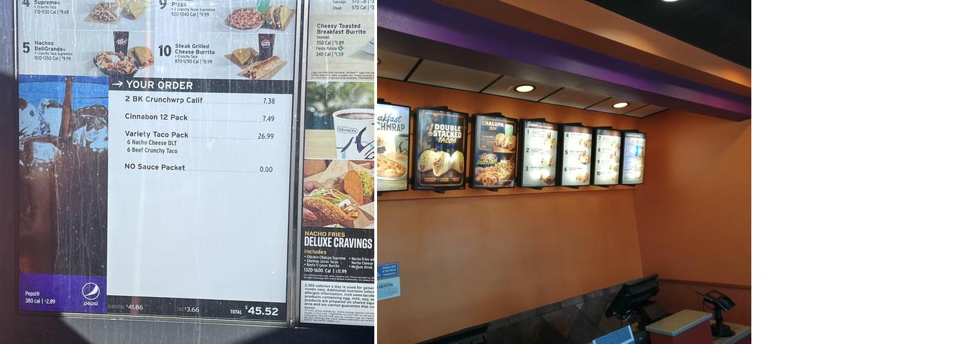 Taco Bell Menu