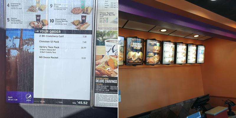 Taco Bell Menu