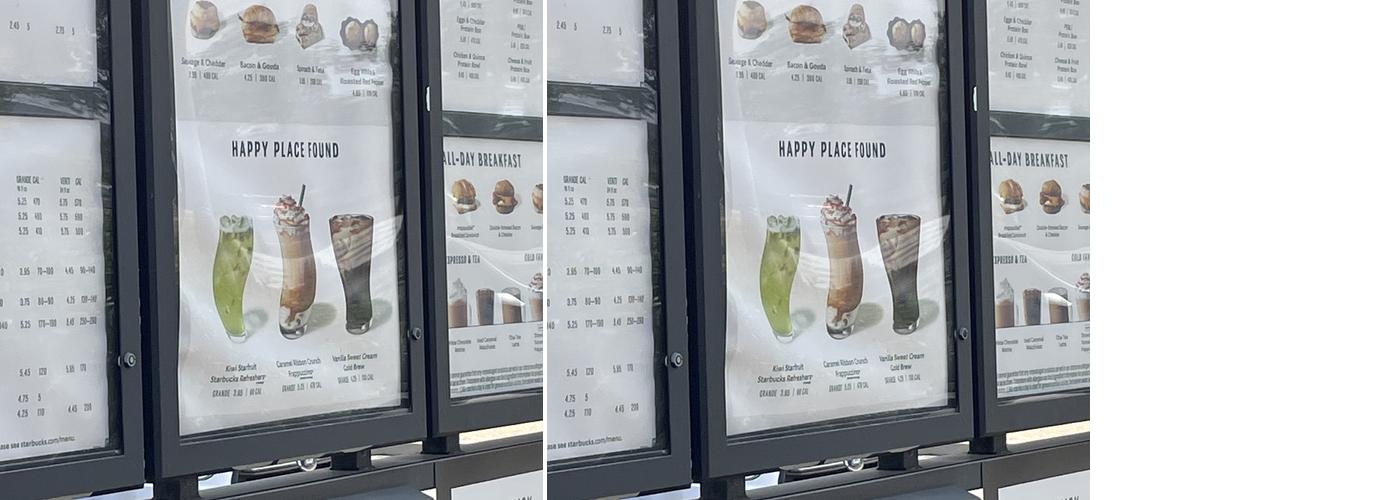 Starbucks Menu