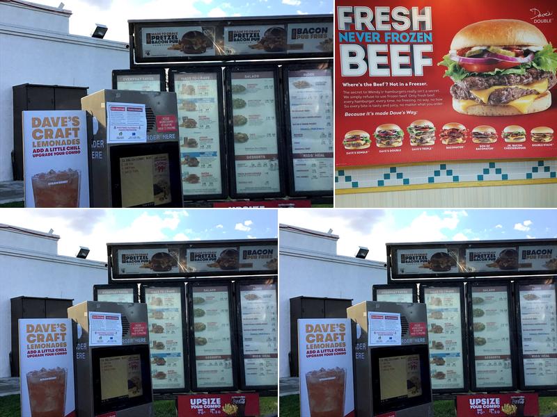 Wendy's Menu