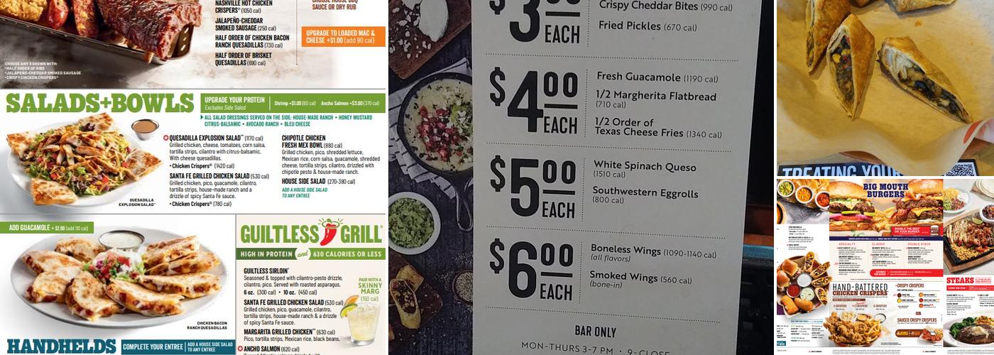 Chili's Grill & Bar Menu