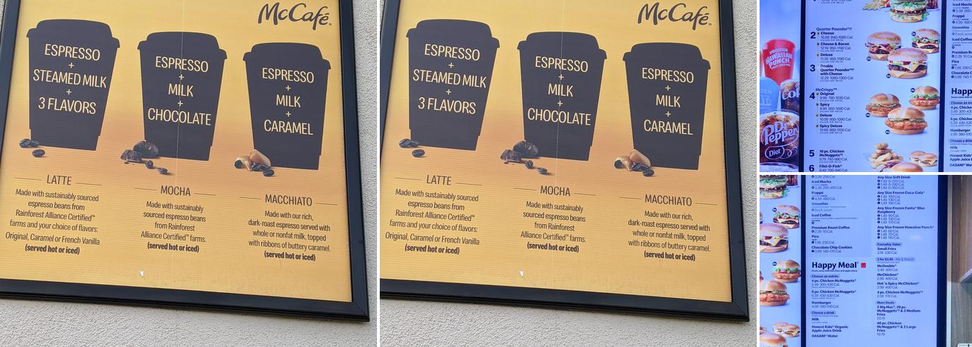 McDonald's Menu