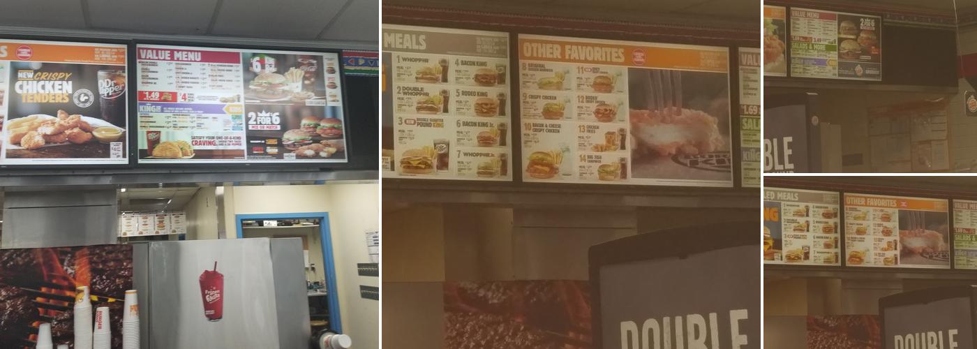 Burger King Menu