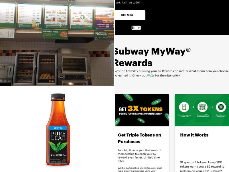 Subway Menu
