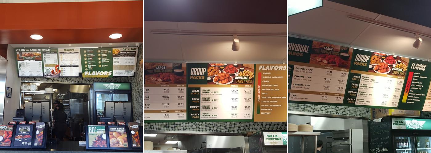 Wingstop Menu