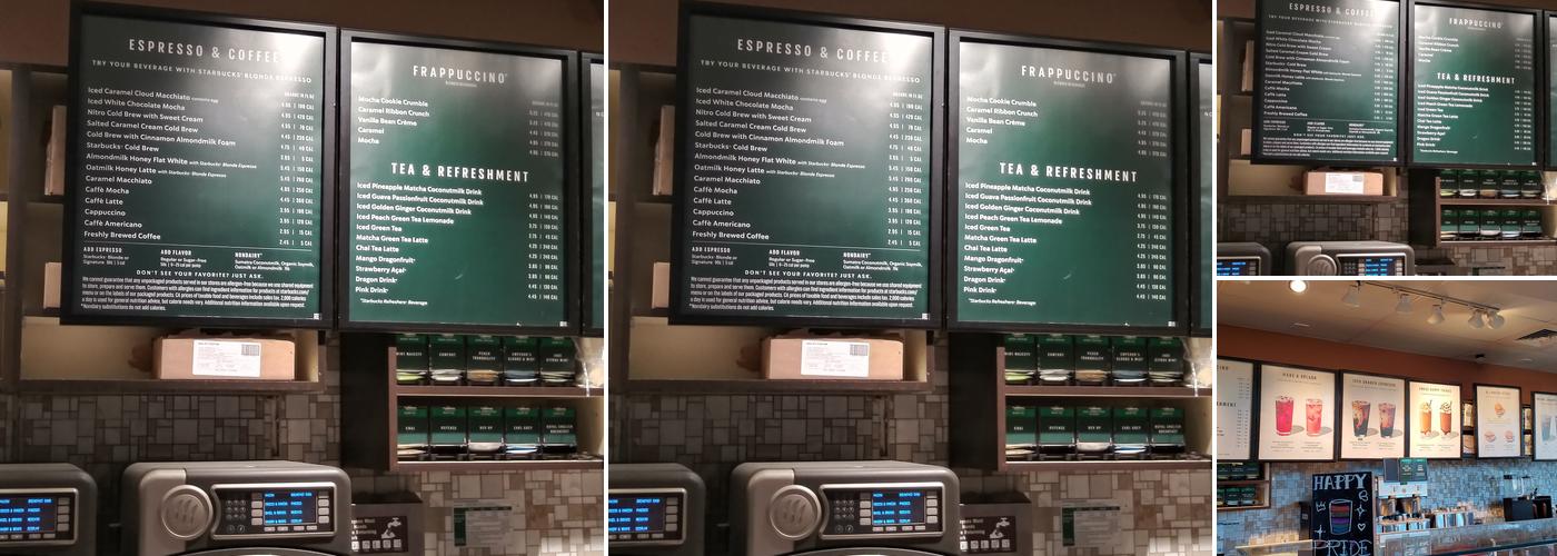 Starbucks Coffee Company Menu