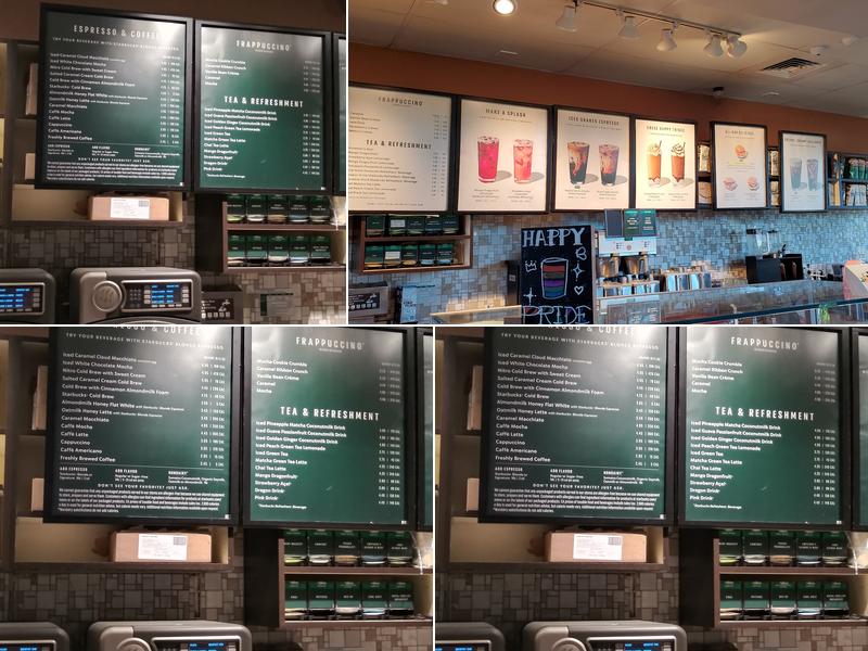 Starbucks Menu