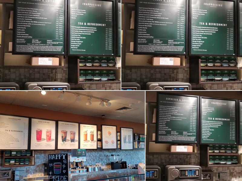 Starbucks Coffee Company Menu