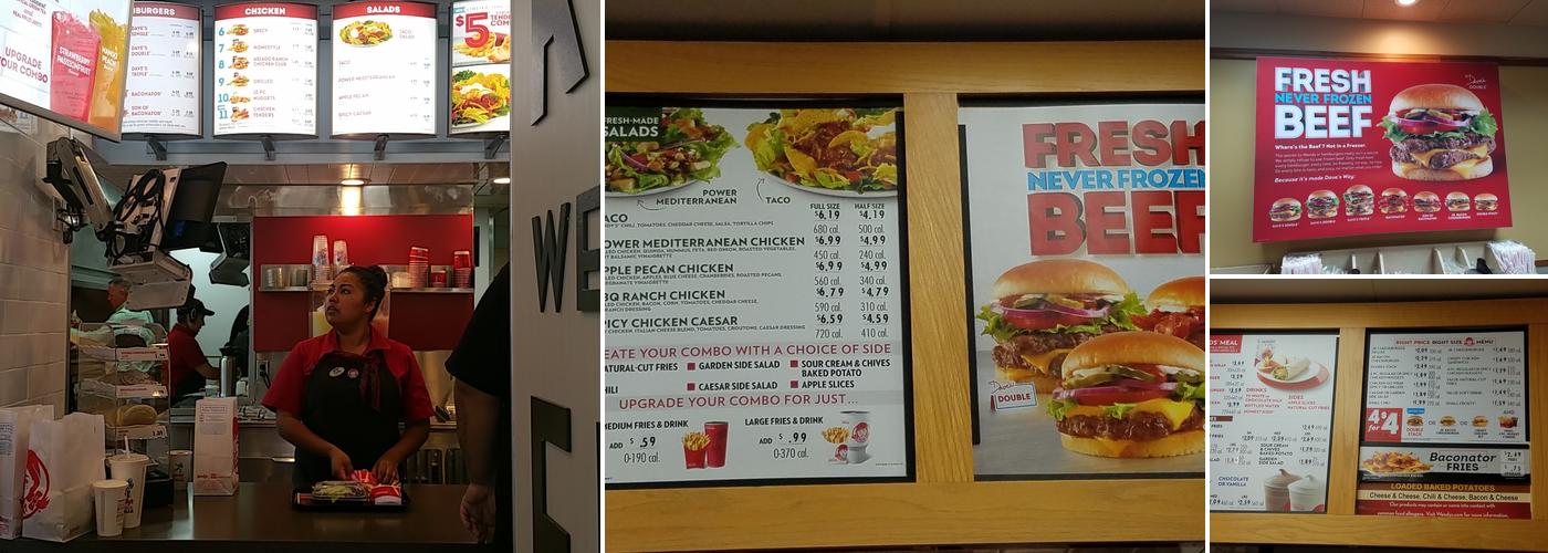 Wendy's Menu