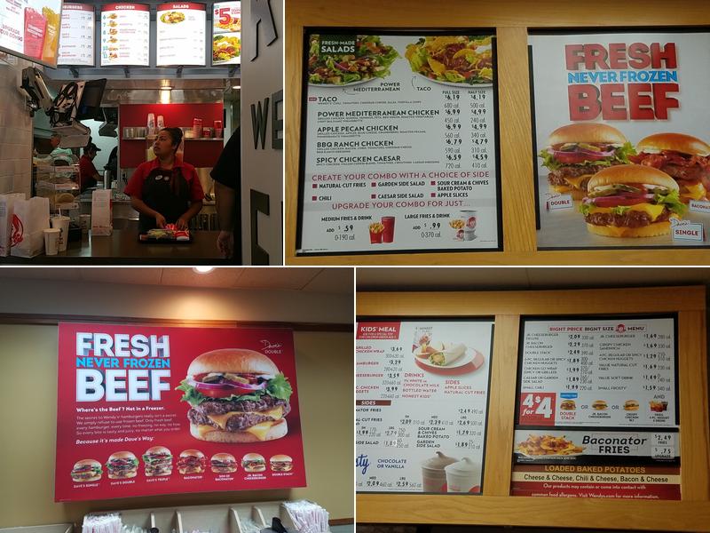 Wendy's Menu