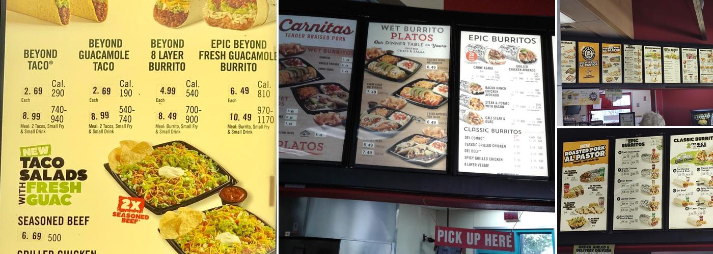 Del Taco Menu