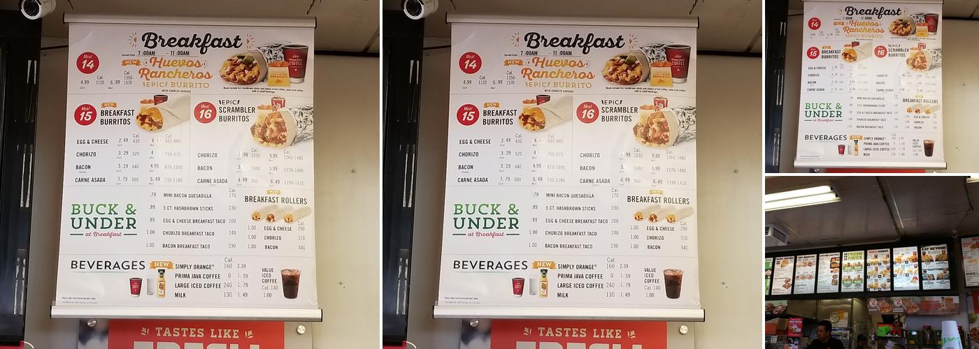 Del Taco Menu