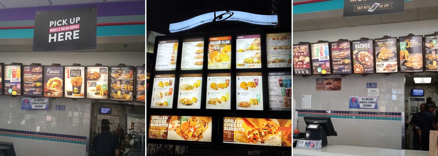 Taco Bell - Live Más Café Menu