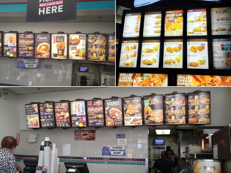 Taco Bell - Live Más Café Menu