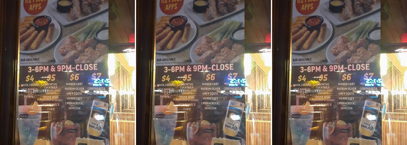 Applebee's Grill + Bar Menu