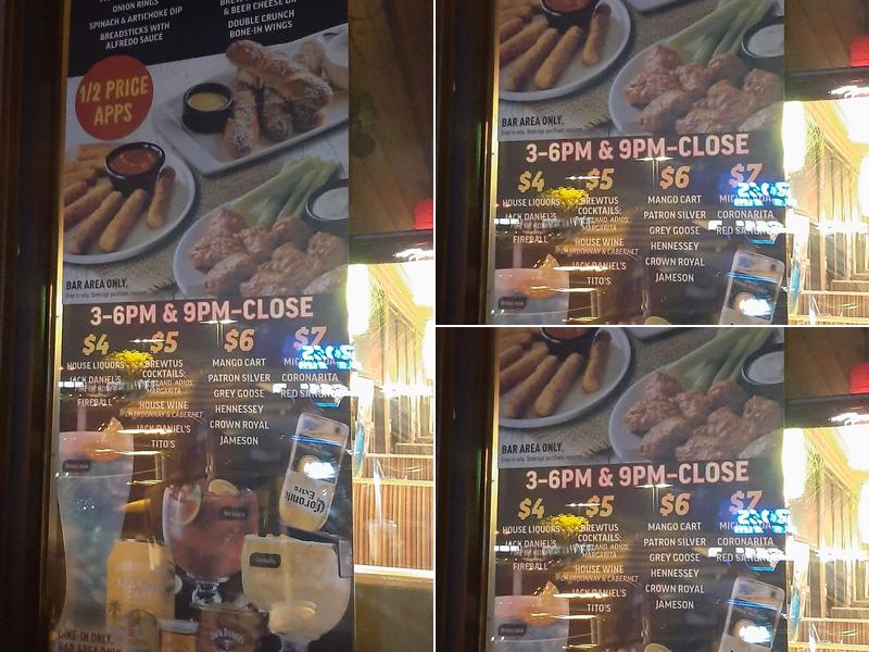 Applebee's Grill + Bar Menu