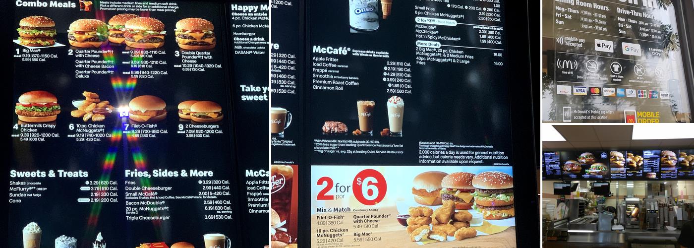 McDonald's Menu