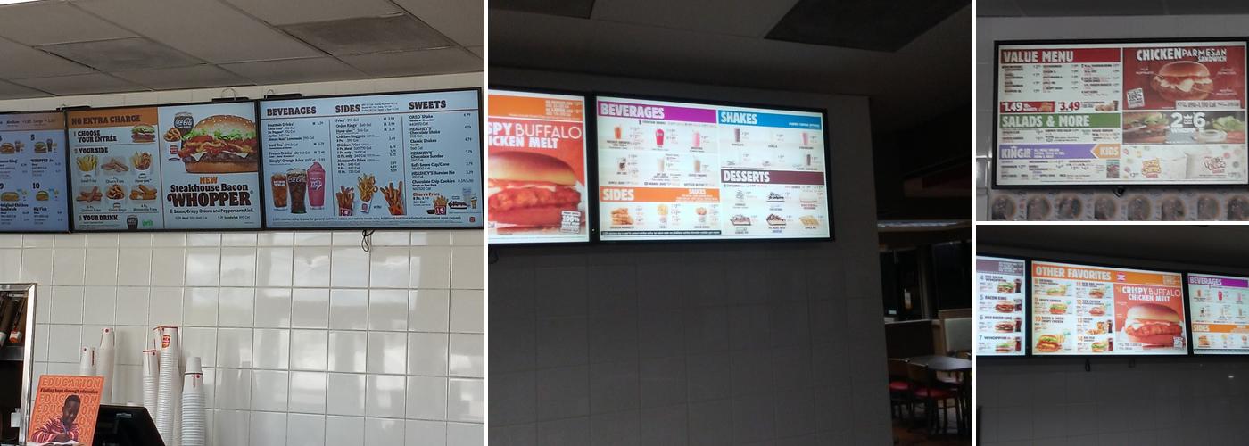 Burger King Menu