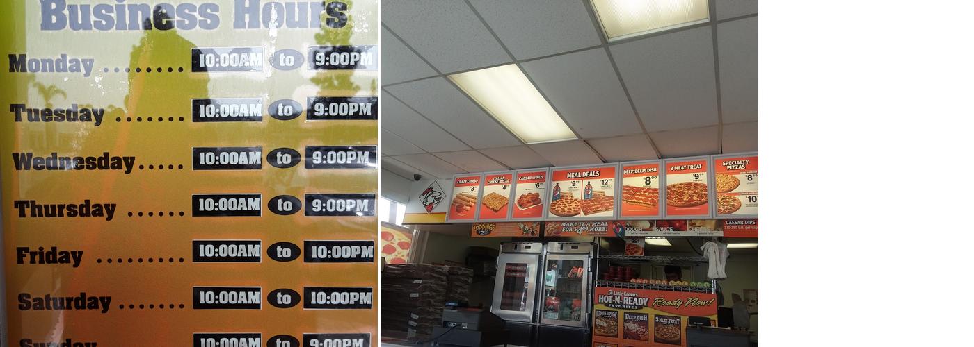 Little Caesars Pizza Menu