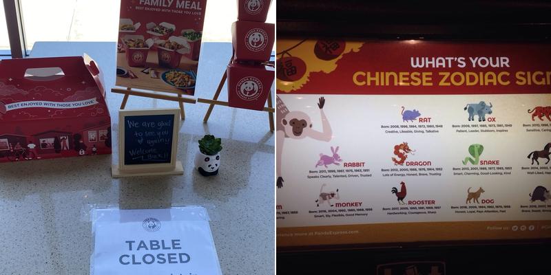 Panda Express Menu