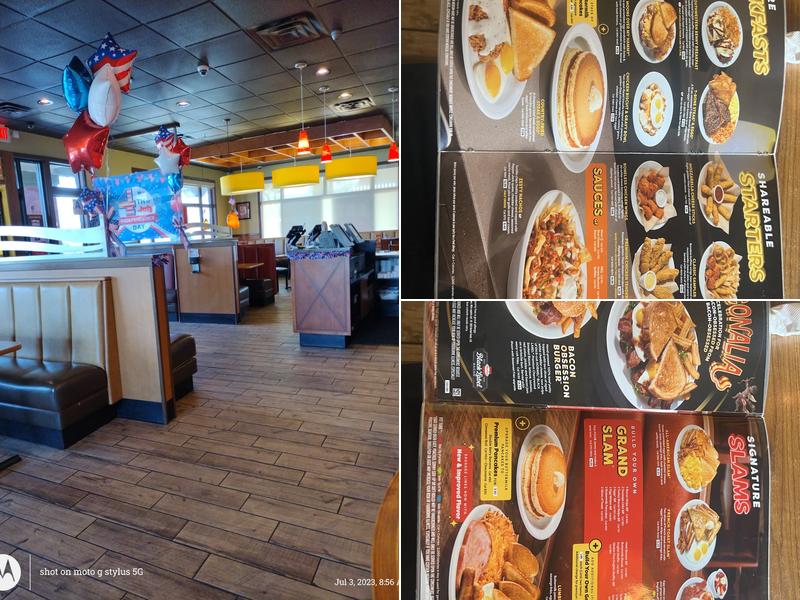 Denny's Restaurant Menu