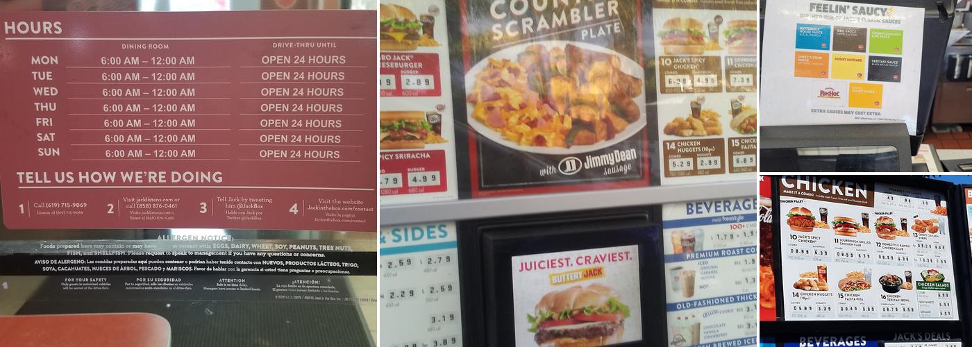 Jack In The Box Menu