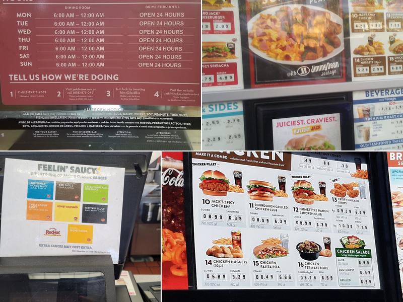 Jack In The Box Menu