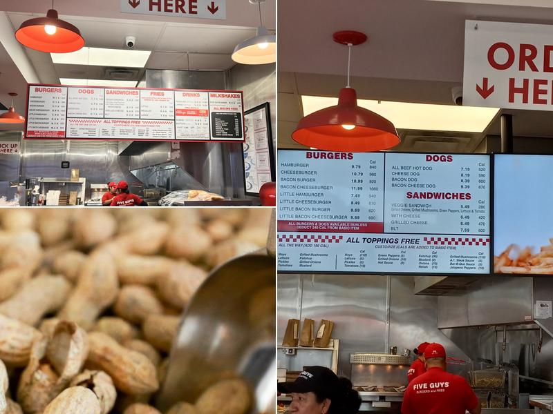 Five Guys Menu