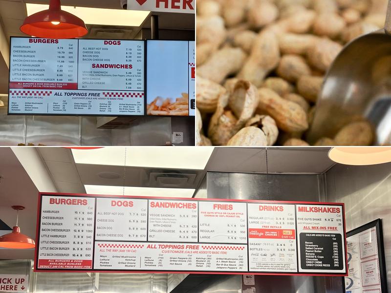 Five Guys Menu