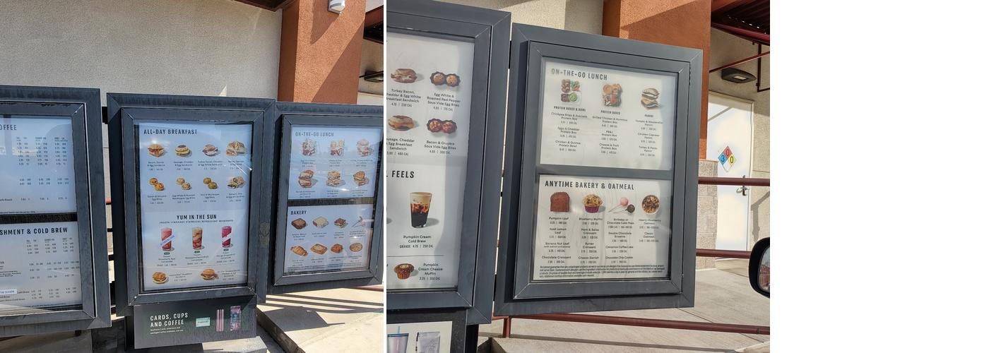 Starbucks Menu