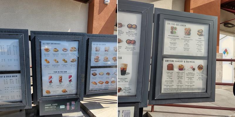 Starbucks Menu