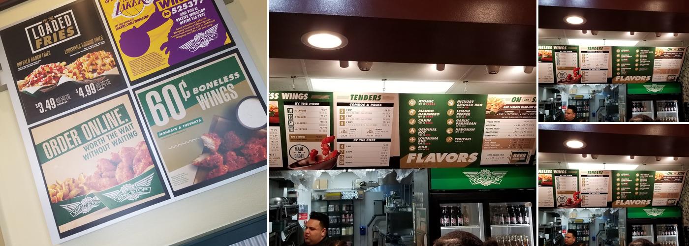 Wingstop Menu