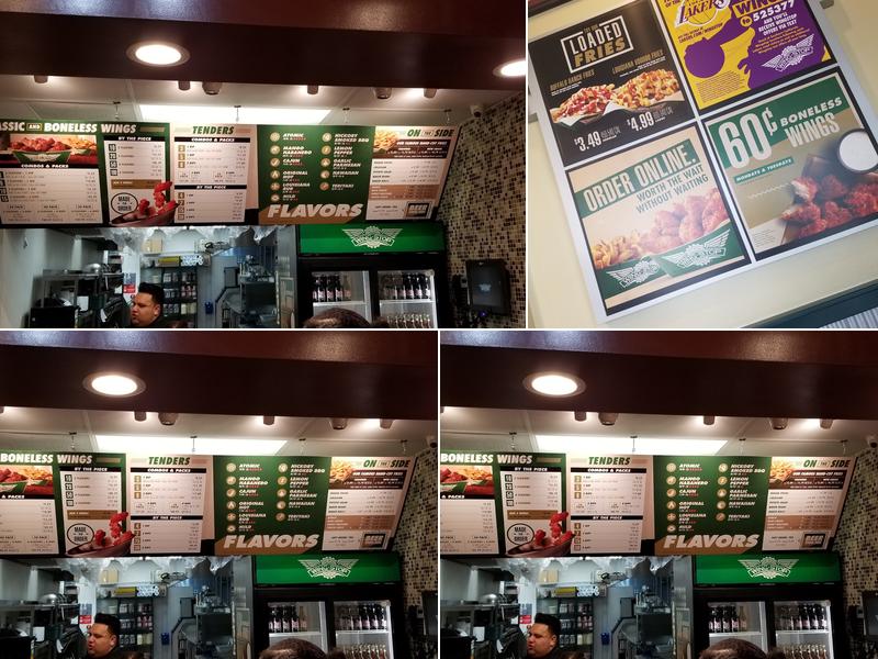 Wingstop Menu
