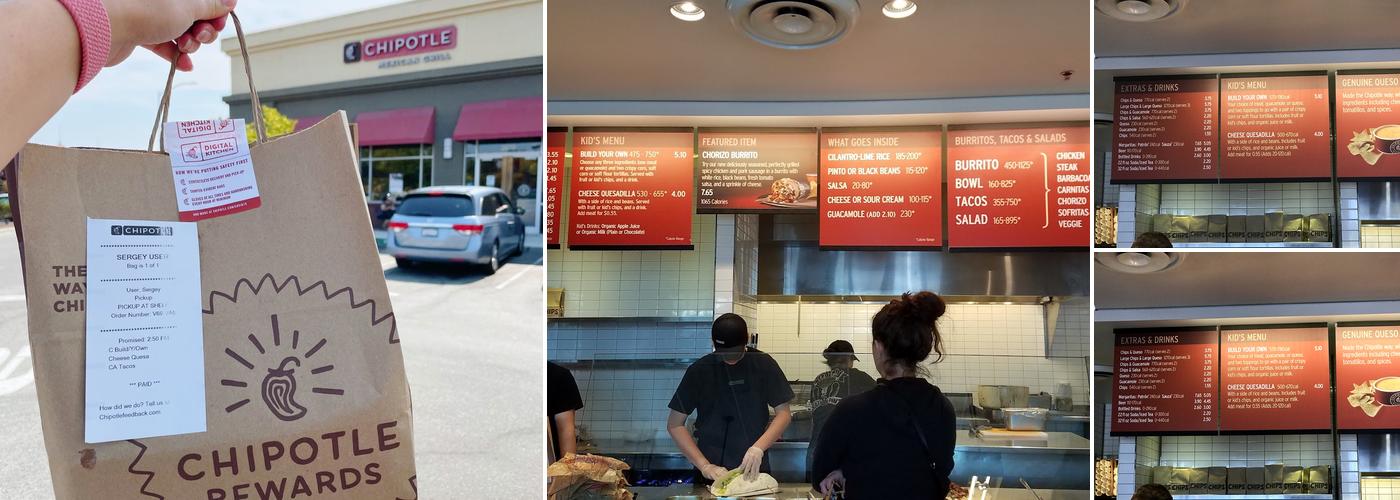 Chipotle Mexican Grill Menu