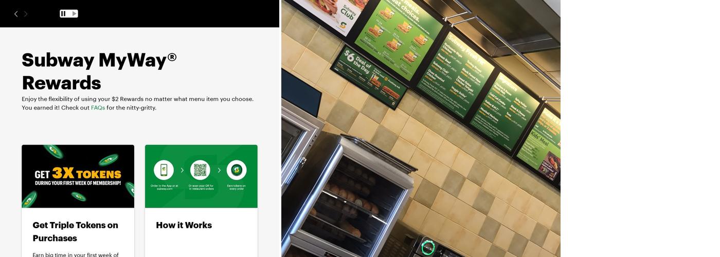 Subway Menu