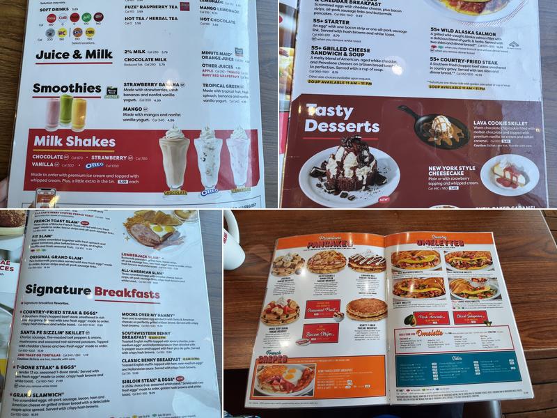 Denny's Restaurant Menu