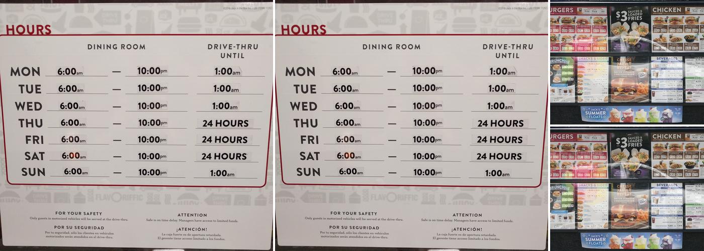 Jack In The Box Menu