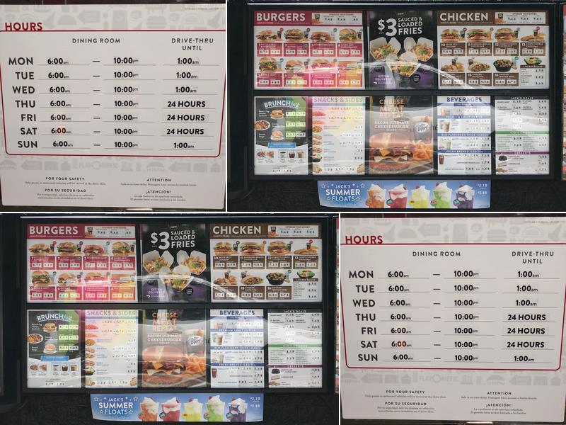 Jack In The Box Menu