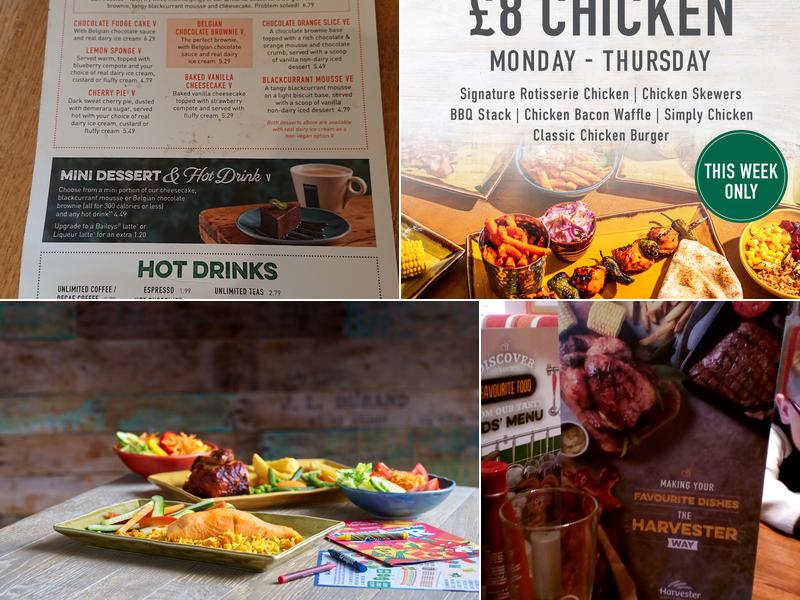 Harvester Gravesend Menu