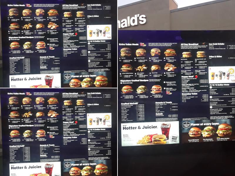 McDonald's Menu
