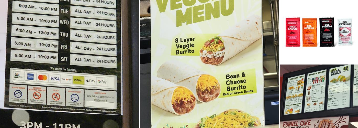 Del Taco Menu