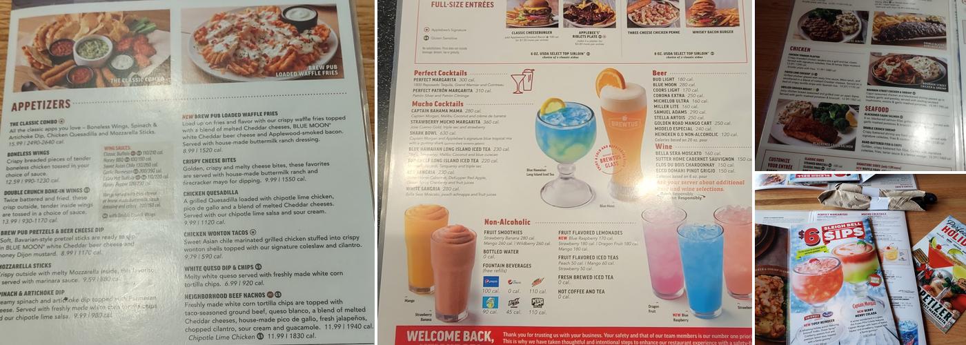 Applebee's Grill + Bar Menu