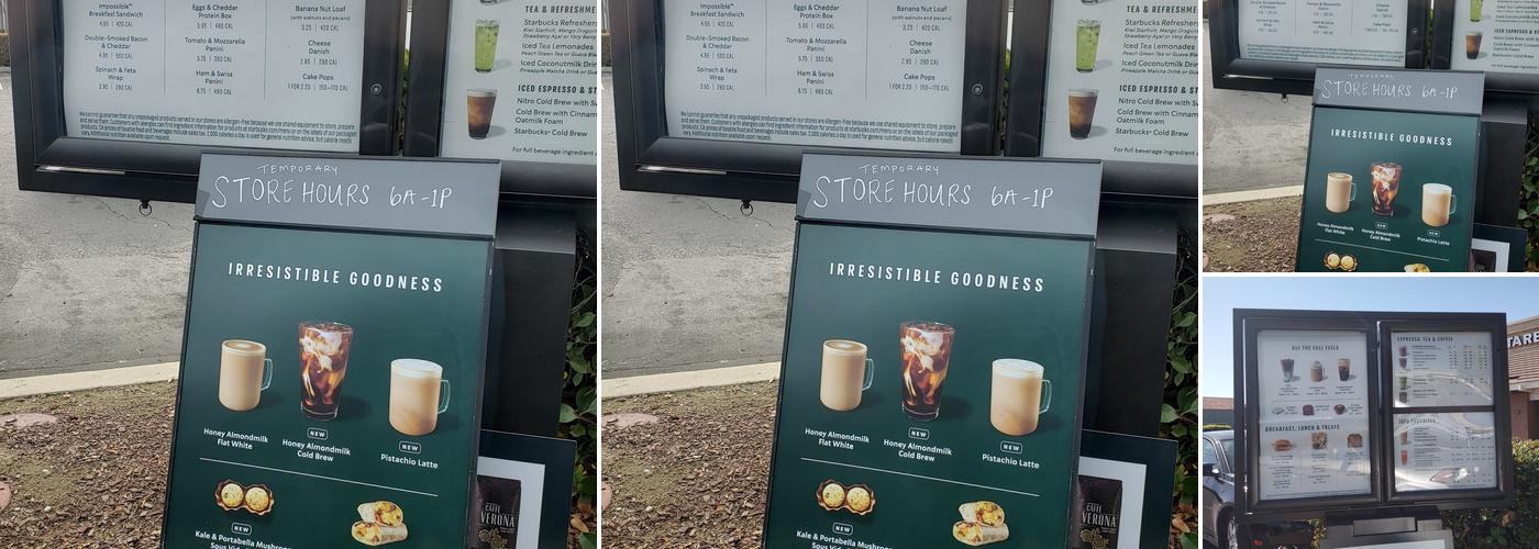 Starbucks Menu
