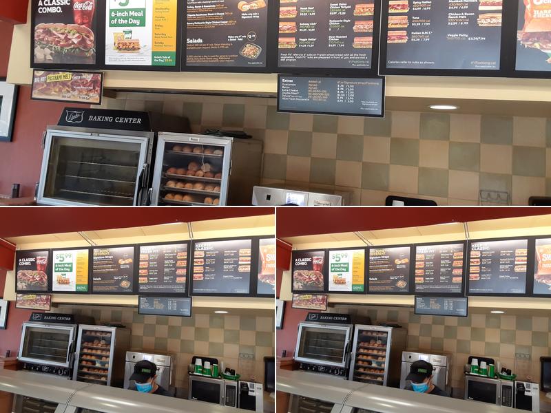 Subway Menu