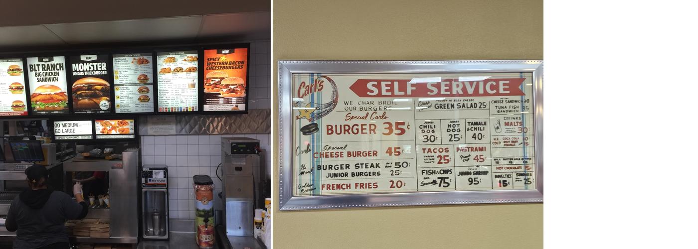 Carl’s Jr. Menu