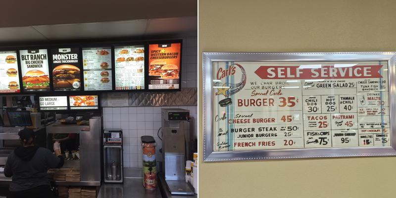 Carl’s Jr. Menu