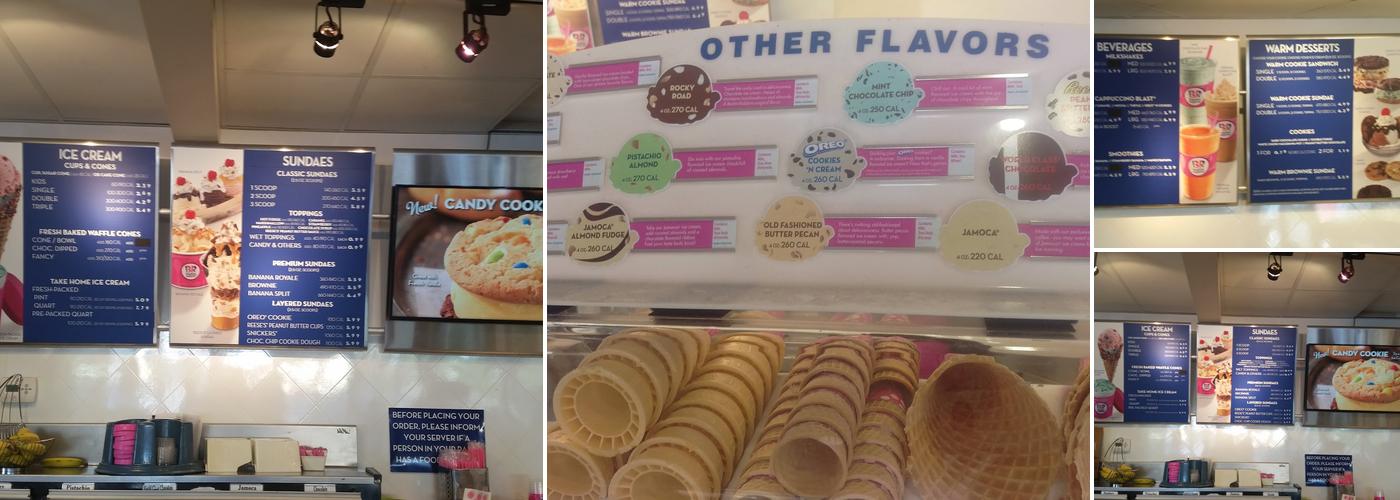 Baskin-Robbins Menu