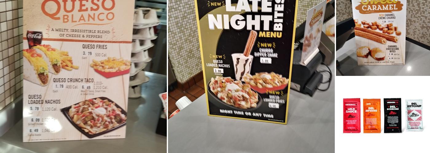 Del Taco Menu